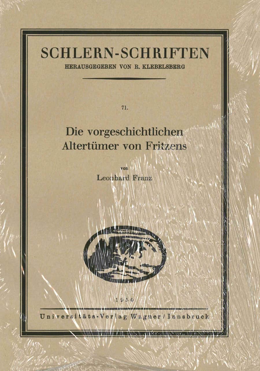 Die vorgeschichtlichen Altertümer von Fritzens