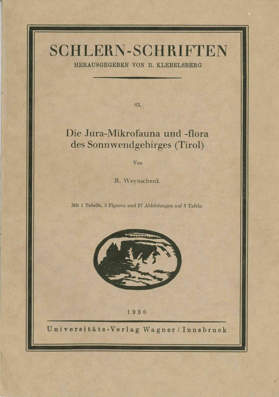 Die Jura-Mikrofauna und -flora des Sonnwendgebirges (Tirol)