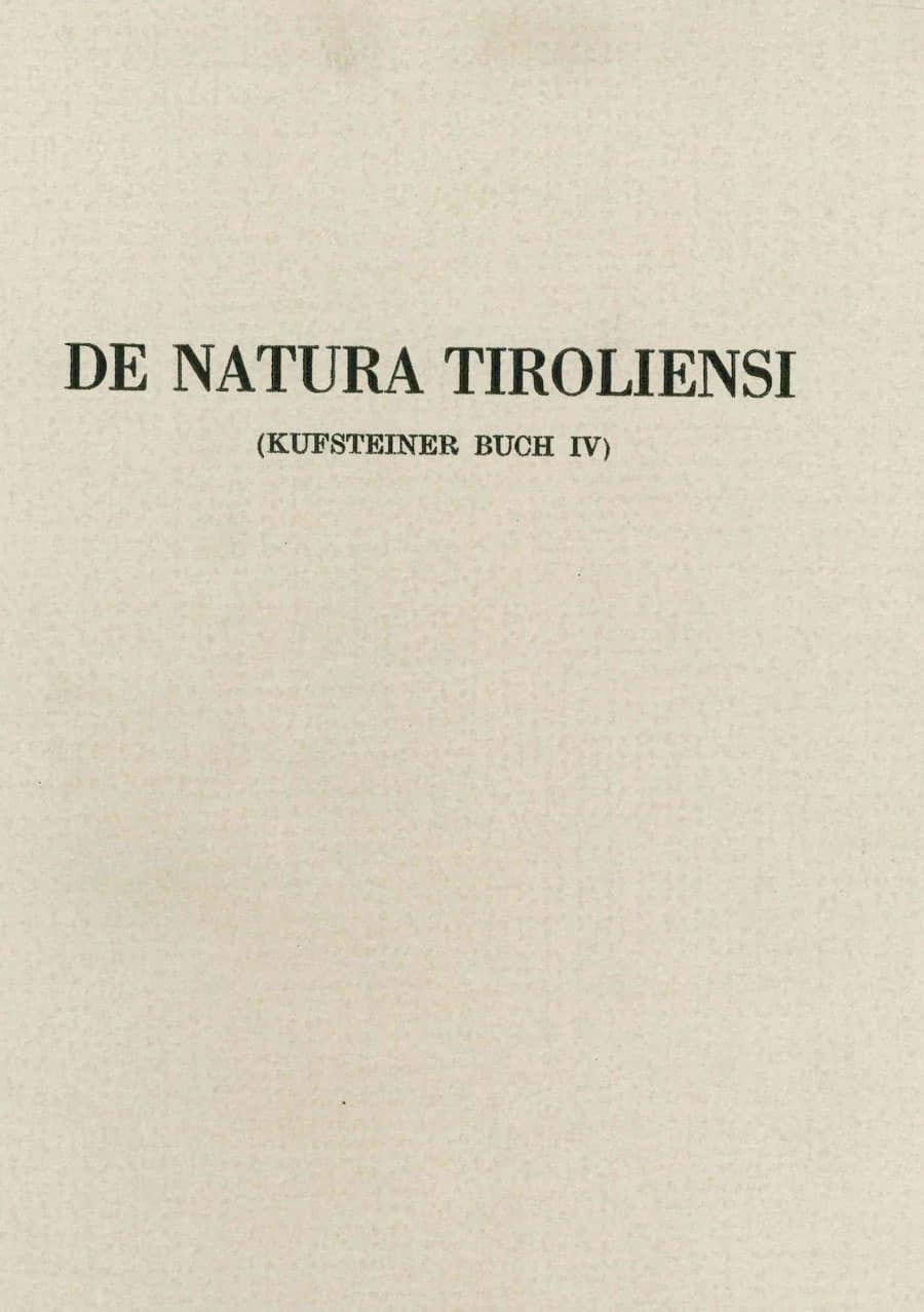 De Natura Tirolensi. Kufsteiner Buch