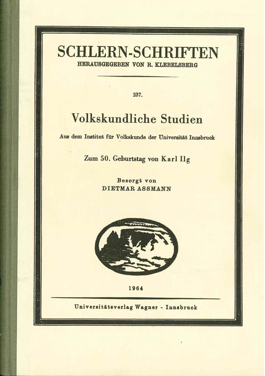 Volkskundliche Studien