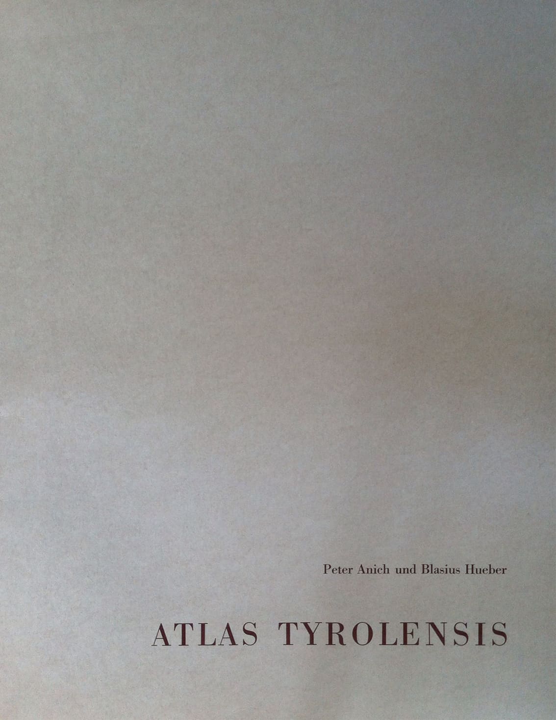 Atlas Tyrolensis 1774
