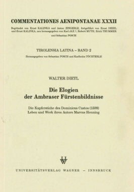 Cover Taschenbuch Die Elogien der Ambraser Fürstenbildnisse