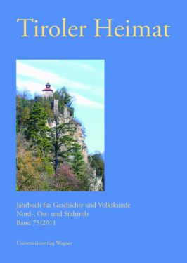 Cover Taschenbuch Tiroler Heimat 75 (2011)