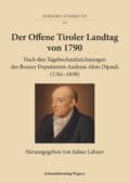 Cover Hardcover Der Offene Tiroler Landtag von 1790