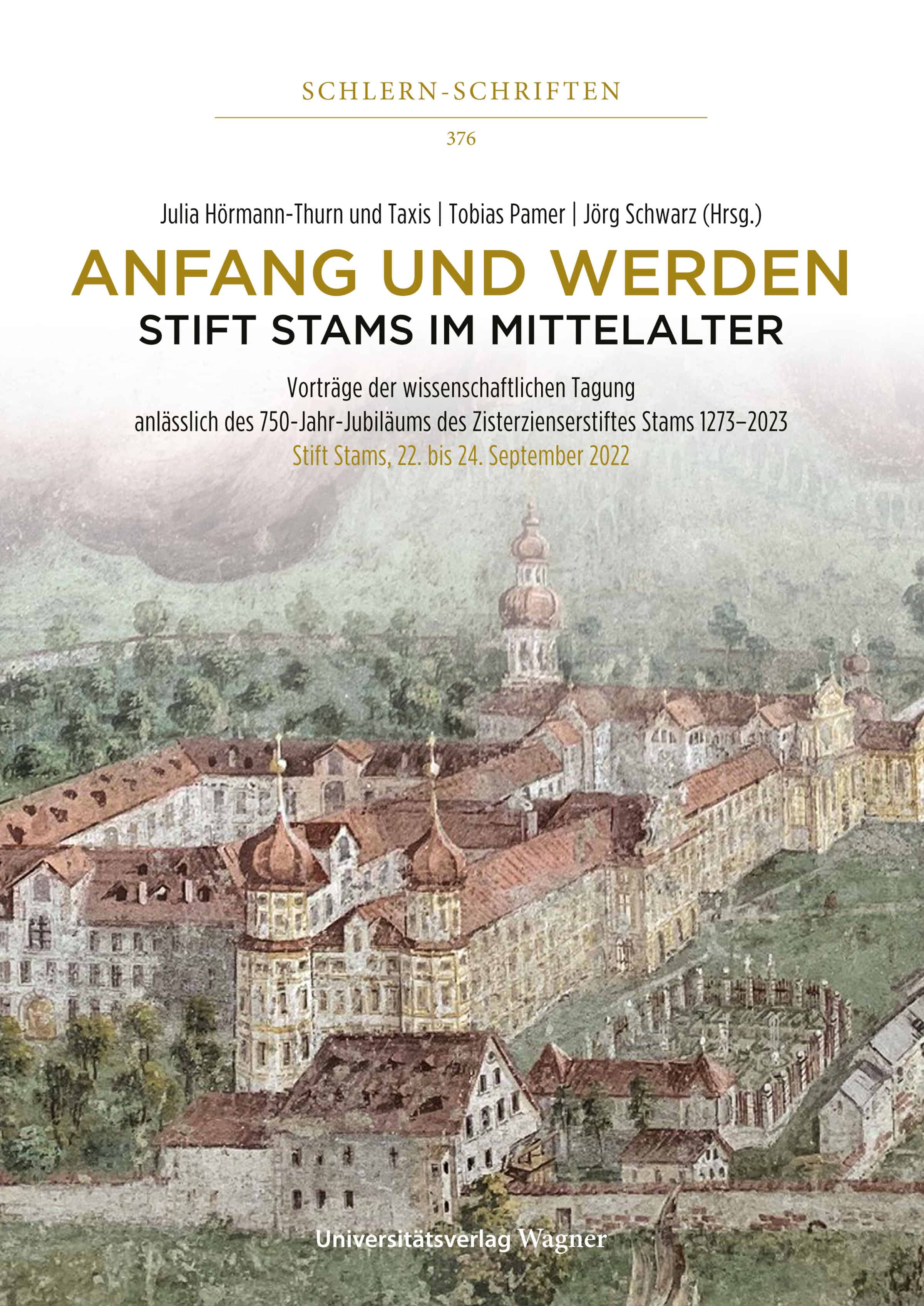 Cover Hardcover Anfang und Werden – Stift Stams im Mittelalter
