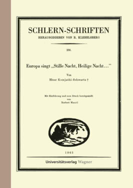 Cover Taschenbuch Europa singt „Stille Nacht, Heilige Nacht ...“