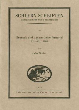 Cover Taschenbuch Bruneck und das westliche Pustertal im Jahre 1809