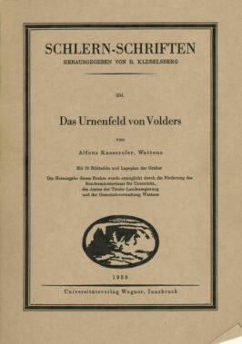 Cover Hardcover Das Urnenfeld von Volders