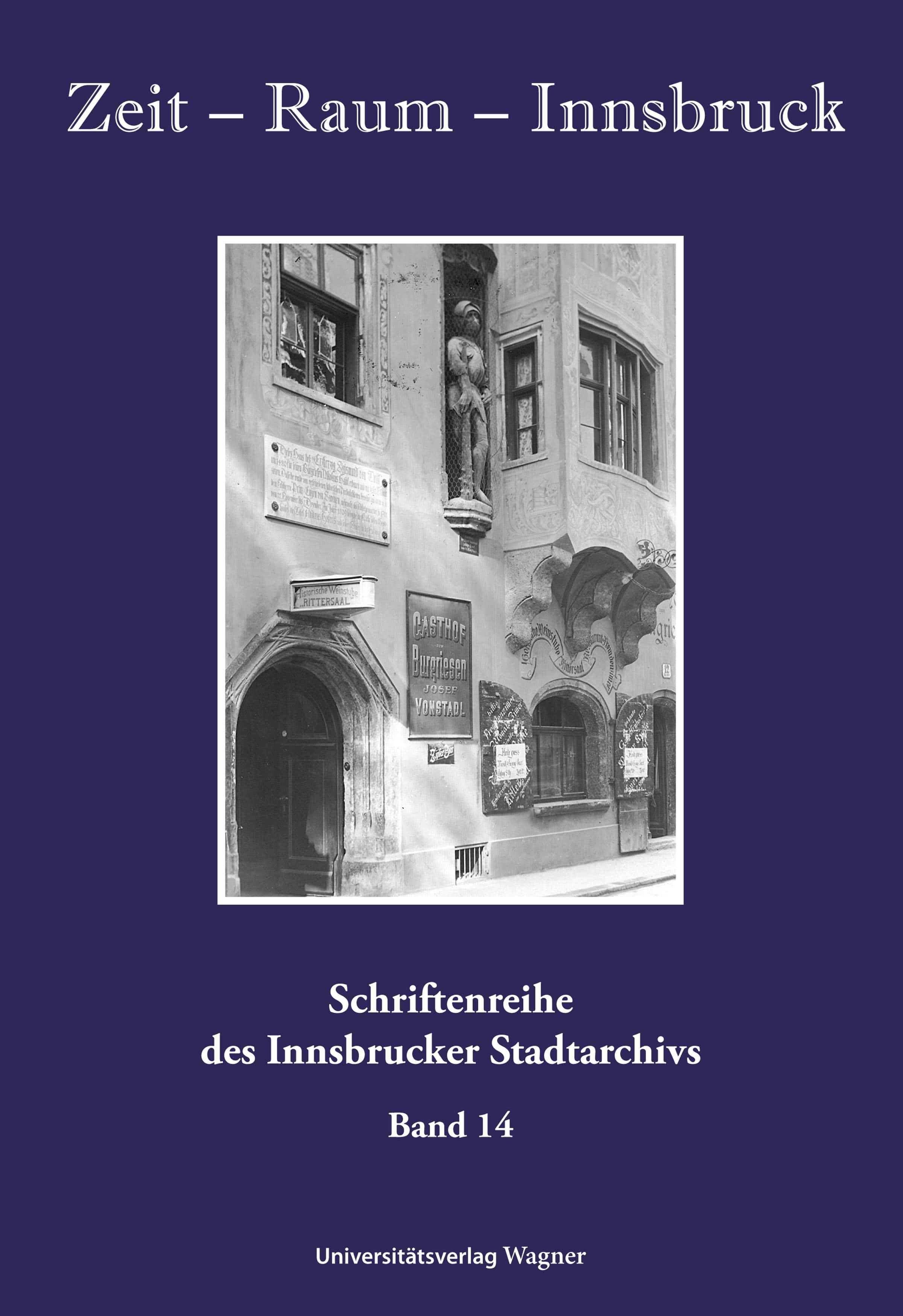 Cover Taschenbuch Zeit - Raum - Innsbruck 14