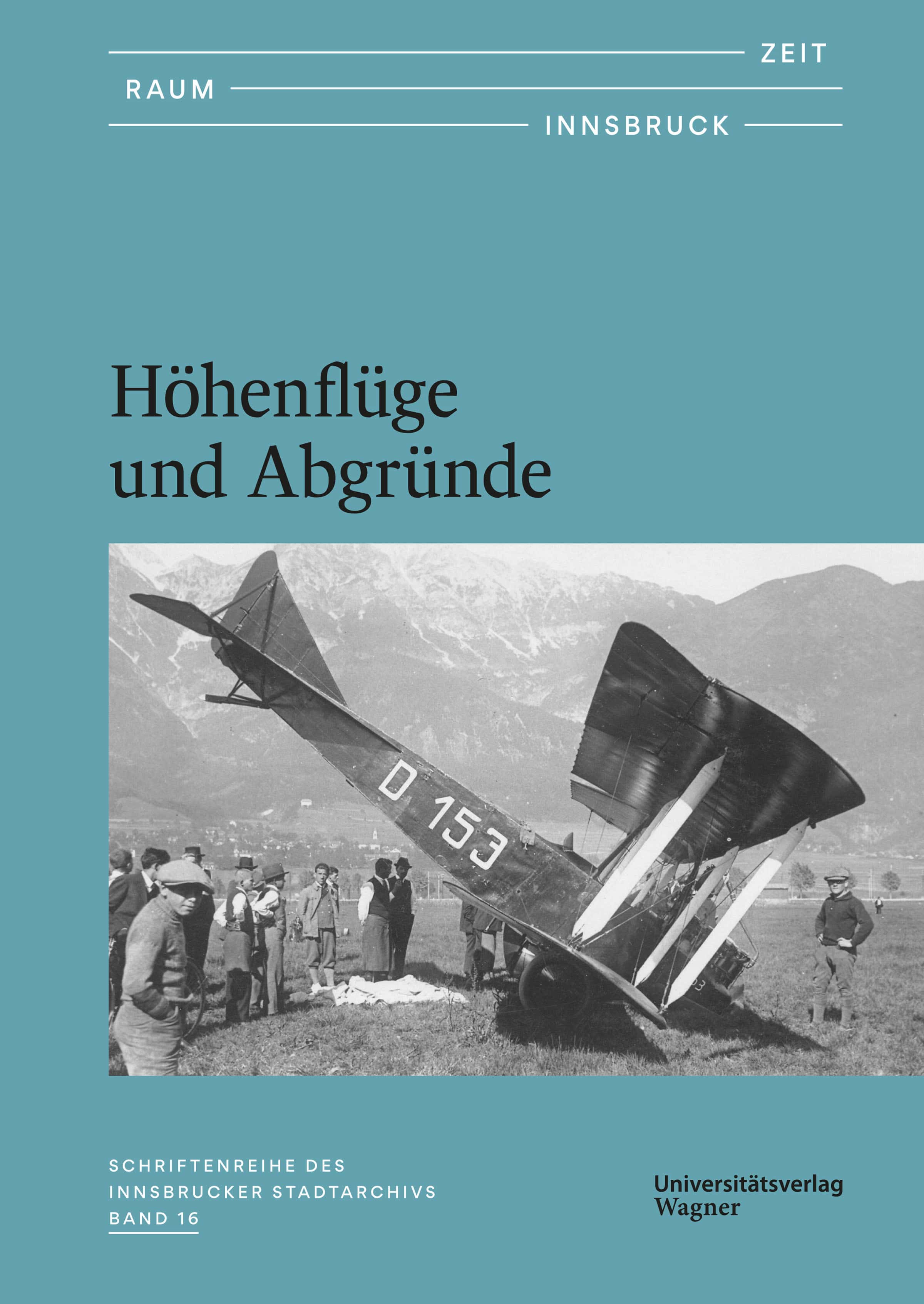 Cover Taschenbuch Zeit - Raum - Innsbruck 16