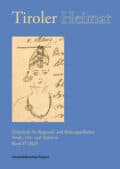 Cover Taschenbuch Tiroler Heimat 87 (2023)
